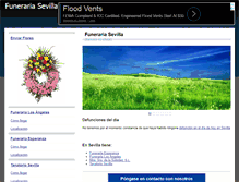 Tablet Screenshot of funerariasevilla.es